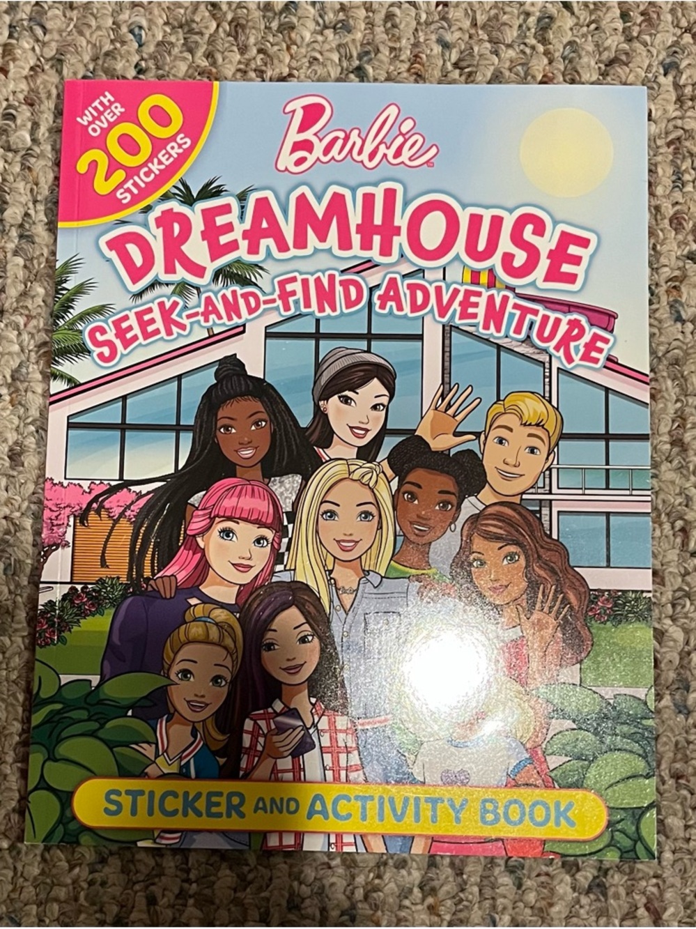New Barbie sticker and activity book